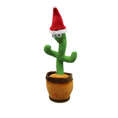 Dancing Cactus Toy: A plush, singing, dancing, and recording marvel. Perfect for kids' birthdays or as a fun educational gift.
