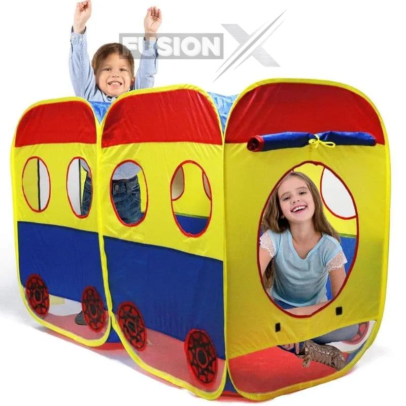 Bus Shaped Foldable Kids Pop-Up Tent - Indoor & Outdoor Play