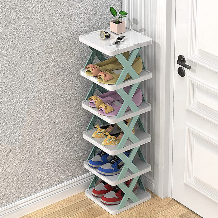 Shoe Rack X- Shape 6 Layer