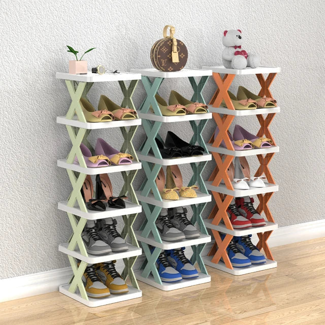 Shoe Rack X- Shape 6 Layer