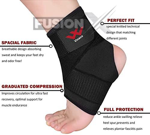 Right foot ankle brace for ligament stabilization