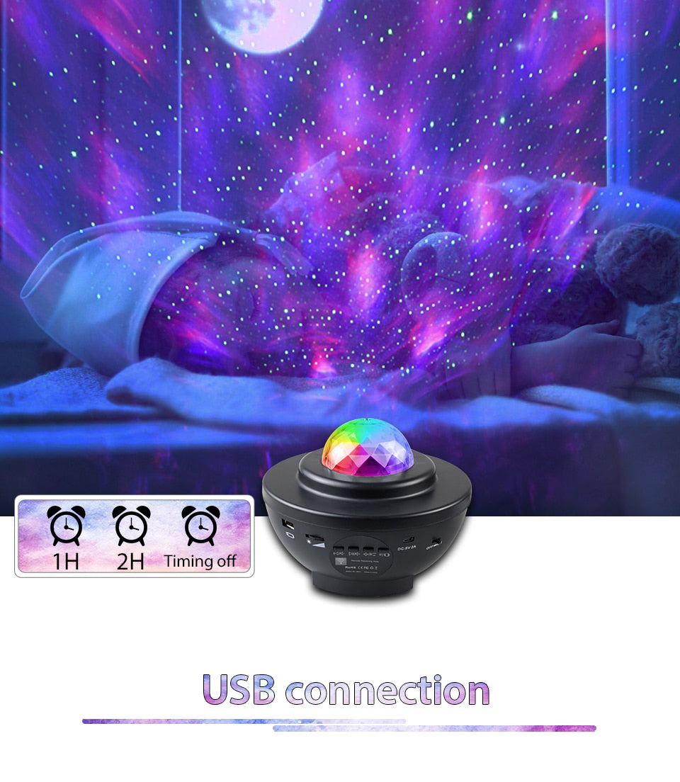 Bluetooth Starry Sky Projector Night Light