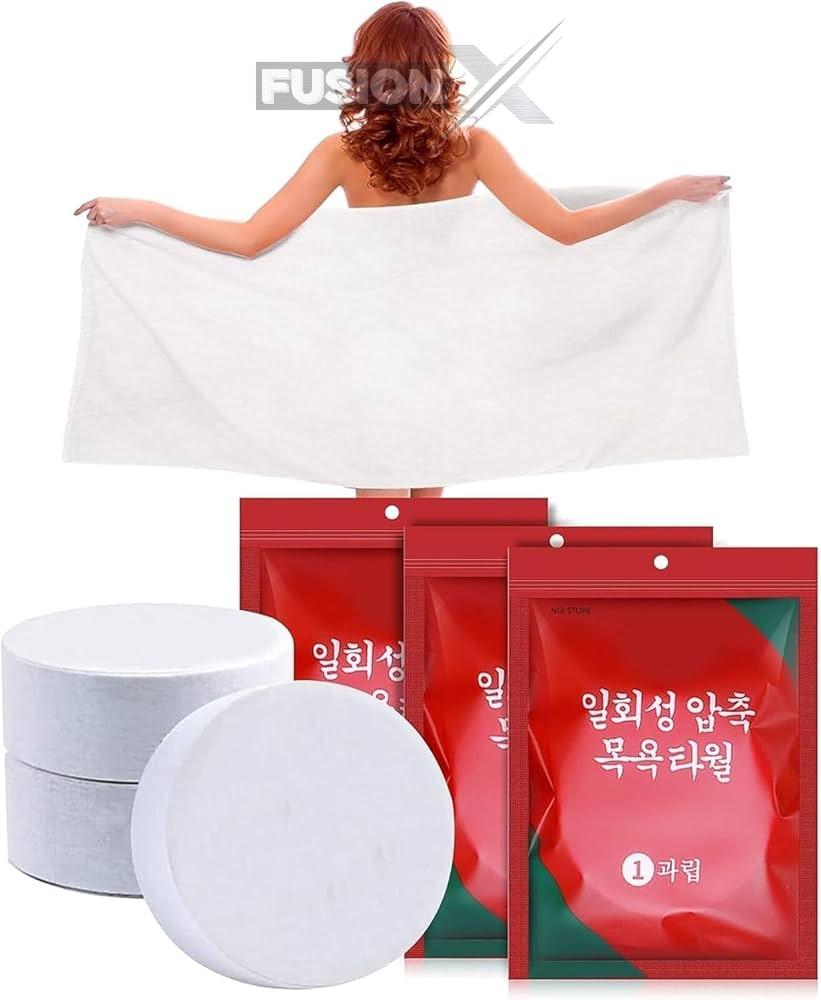 Compact compressed towel for easy packing
