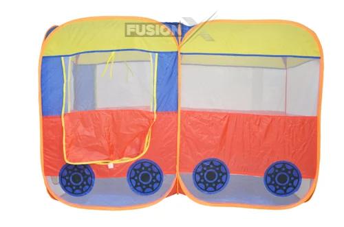 Bus Shaped Foldable Kids Pop-Up Tent - Indoor & Outdoor Play