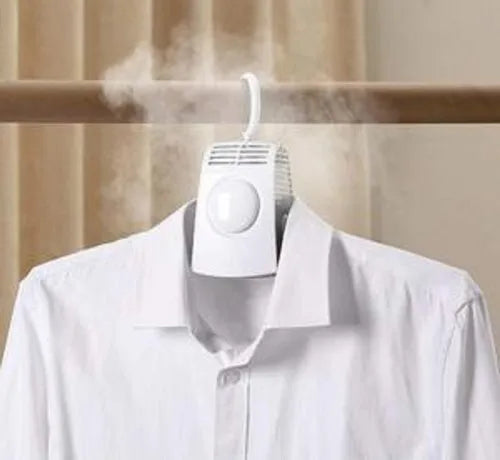 Portable clothes dryer in the form of a hanger