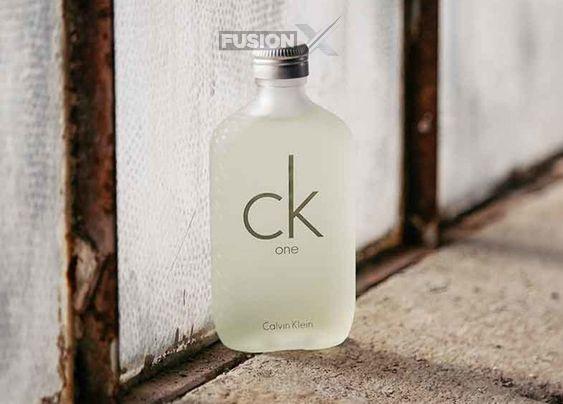 Close-up of CK One fragrance, a refreshing unisex scent perfect for everyday wear.
