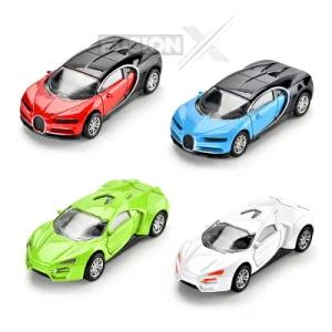 1:72 Scale 5-Piece Diecast Car Set - Racing Sports Alloy Cars