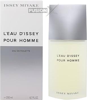 A sophisticated L'eau d'Issey perfume bottle with a minimalist design.
