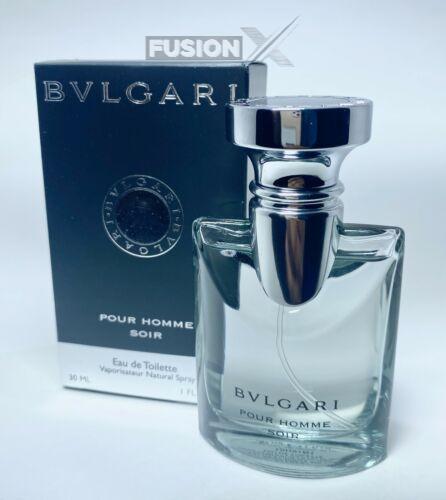 Elegant Pour Homme Soir 100ml bottle displayed on a stylish vanity.
