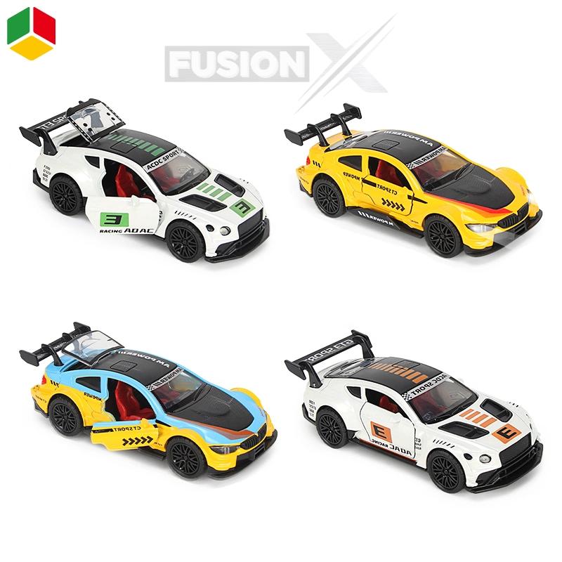 1:72 Scale 5-Piece Diecast Car Set - Racing Sports Alloy Cars