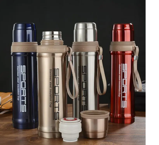 750ml Stainless Steel Vacuum Flask Sports Water Bottle