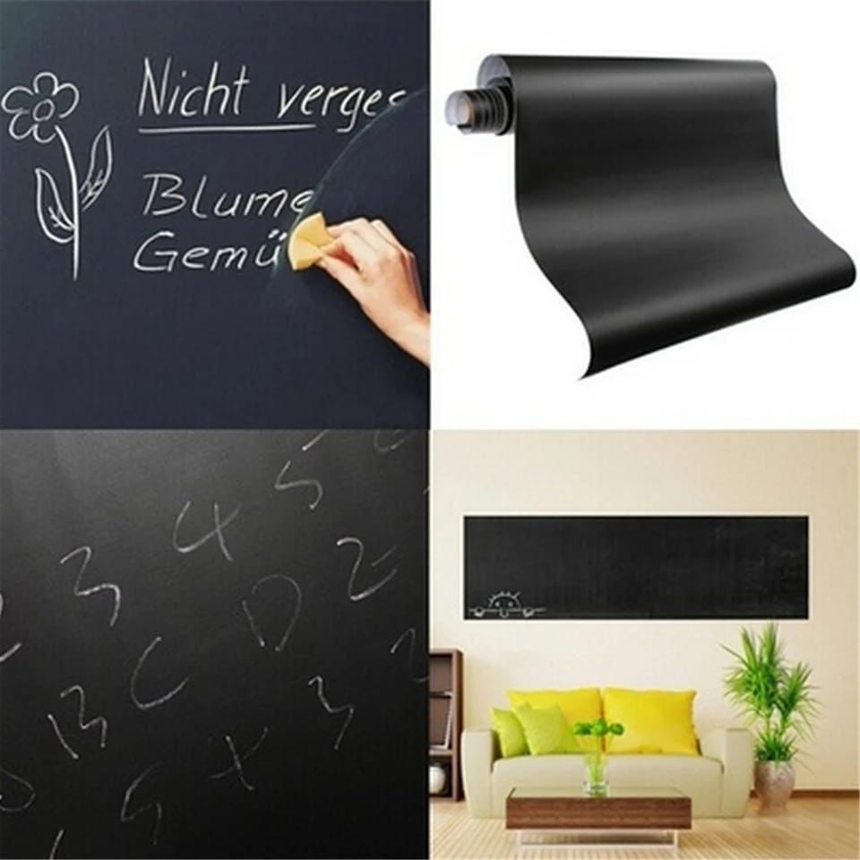 PVC Vinyl Black Board Wall Sticker Removable, For Kids Bedroom