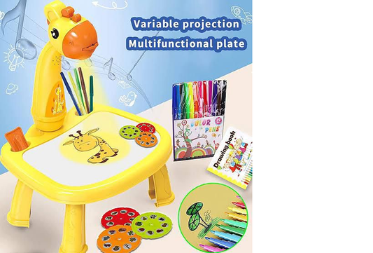 Kids' Trace and Draw Projector Painting Set - Early Art Educational Toy