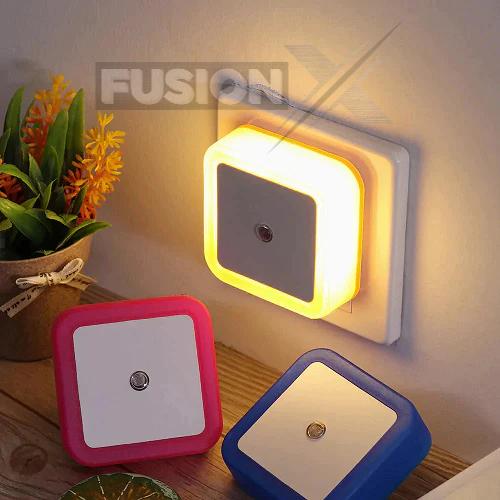 Portable motion-activated light for hallways.