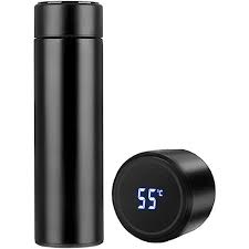 500ml Smart Thermos Bottle with LED Temperature Display: Enjoy Perfectly Insulated Drinks On-The-Go! Available at FusionX.pk