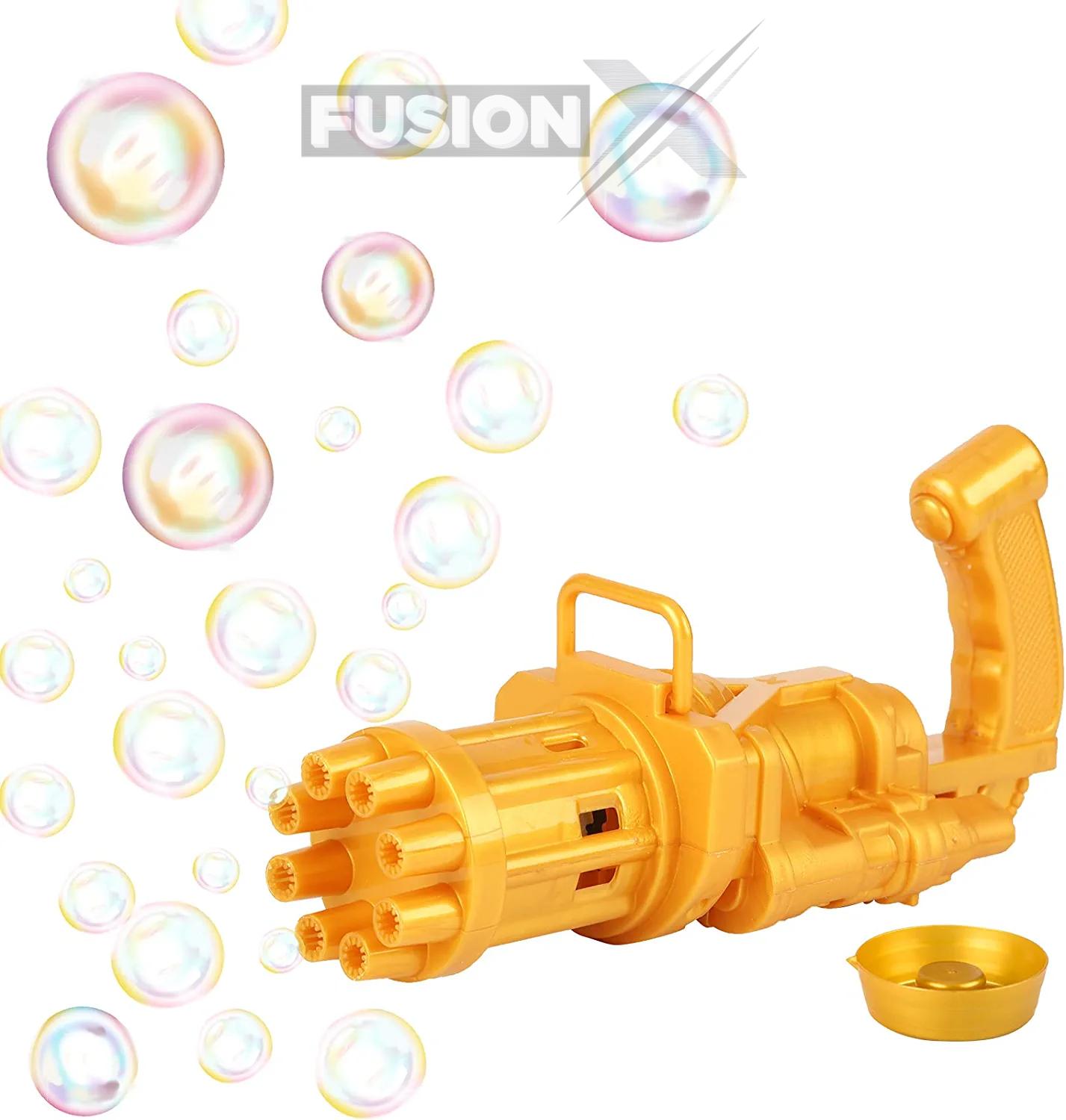 Fun bubble maker machine with multiple holes





