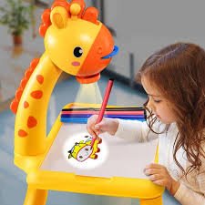 "Reusable Drawing Toys Projector: Kids' Education Board"