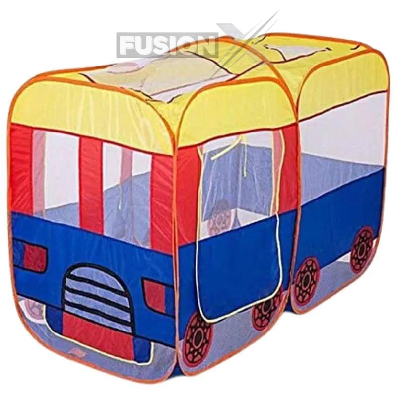 Bus Shaped Foldable Kids Pop-Up Tent - Indoor & Outdoor Play