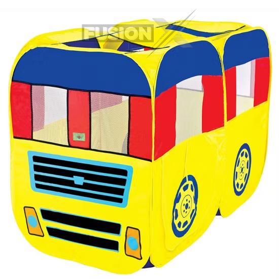 Bus Shaped Foldable Kids Pop-Up Tent - Indoor & Outdoor Play